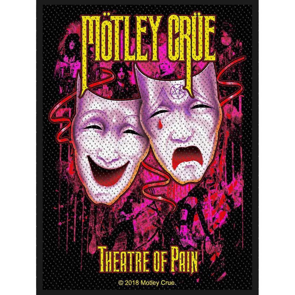 MOTLEY CRUE モトリークルー (来日 40周年 ) - Theatre of Pain / ワッペン - PGS